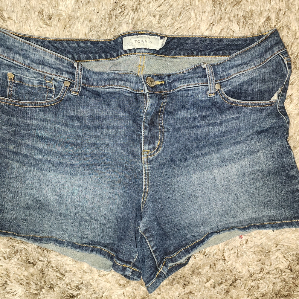 Torrid Blue Denim Shorts